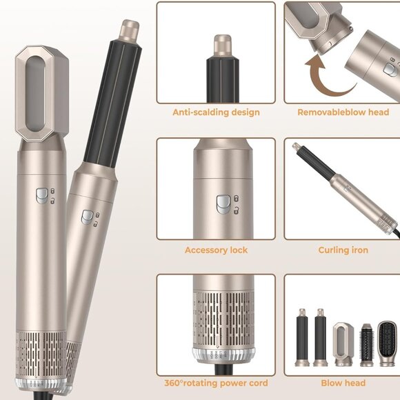 6 in 1 air hair styling tool - like the Shark and Dyson - Picture 1 of 4